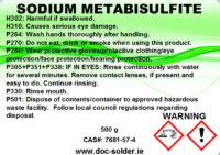 Sodium Metabisulfite 500g